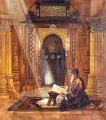 Lectura árabe en la mezquita